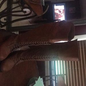 Tall tan boots